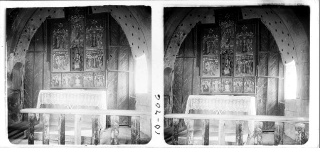 Altar i retaule de l ' Esperança a l'església de Bolvir a Puigcerdà