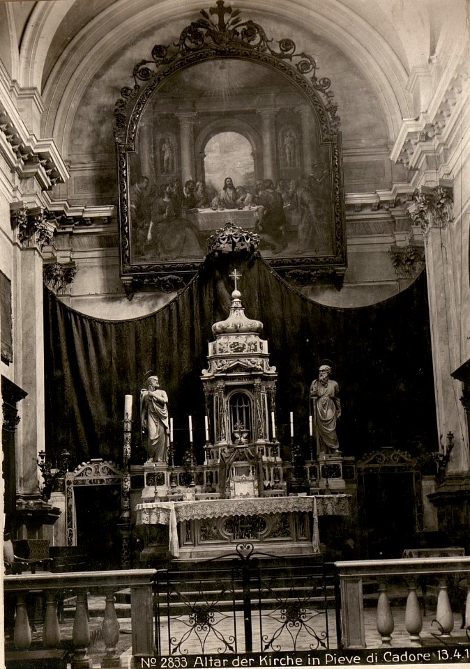Altar der Kirche in Pieve di Cadore 13.4.18. (BildID 15617466)
