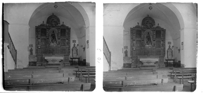 Altar major de l'església de l'hospital de Cervelló
