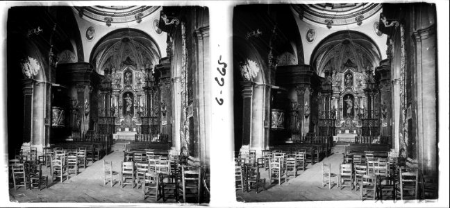 Altar major de l'església de la Riba