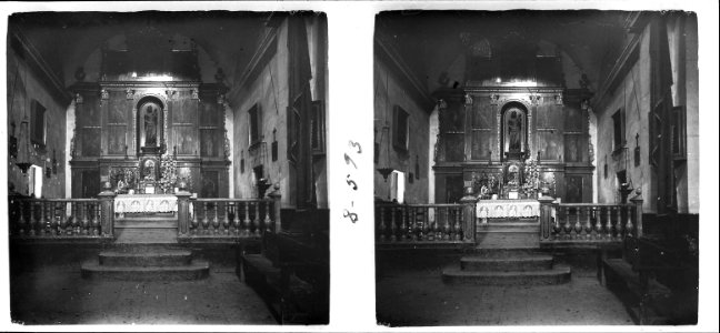 Altar major d ' una església de Castelldans