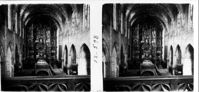Altar major d ' una església de Terrassa