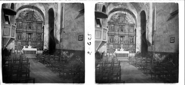 Altar major de l'església parroquial de Santa Maria a Barberà del Vallès