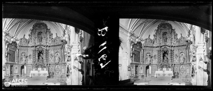 Altar major de l'ermita de Sant Sebastià de la Guarda