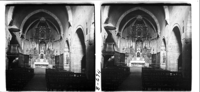 Altar major de l'església d ' Alella