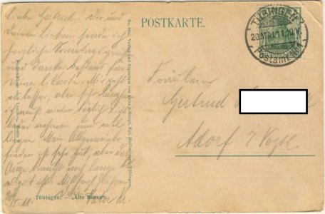 Alte Bursa (AK 885 F Schimpf 1911) R