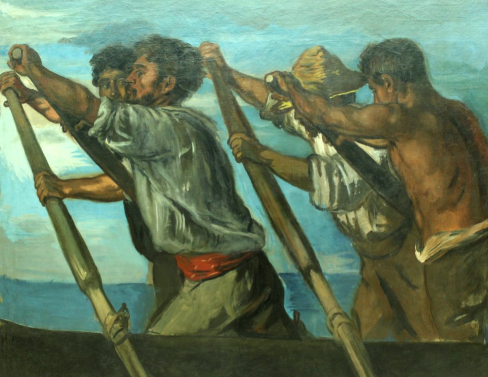 Alte Nationalgalerie, Hans von Marées, die Ruderer