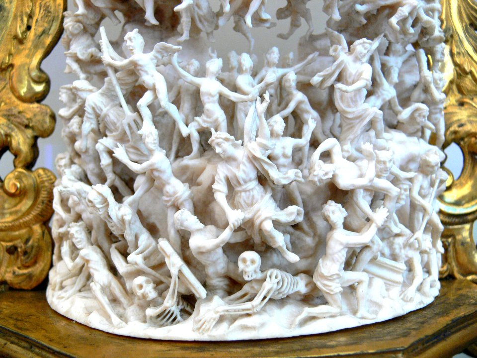 Altarschmuck Neapel Jüngstes Gericht detail1