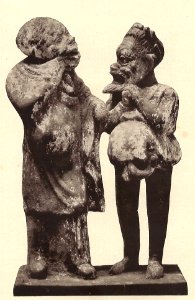 Altattische Komödienfiguren Würzburg Kunstgesch Museum