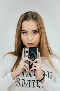 Portrait fotoaparat studio