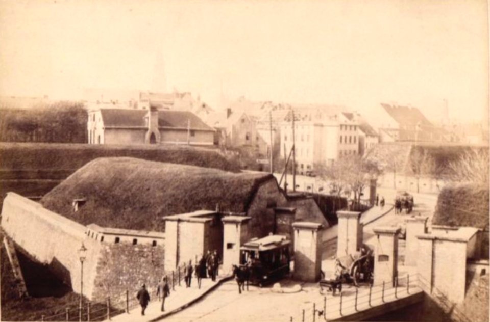 Alte Krökenthorpassage abgerissen Herbst 1889