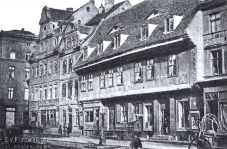 Alter Eingang zum Alten Markt mit Breiteweg 51-54