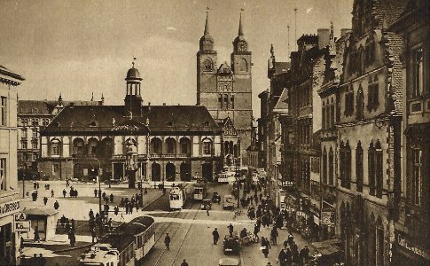 Alter Markt mit Rathaus und Johanniskirche