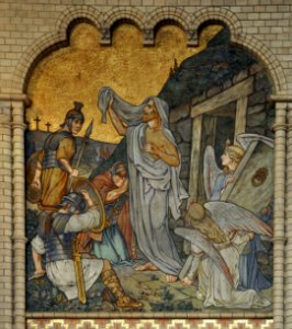 Altenburg Brüderkirche Wandmalerei Auferstehung
