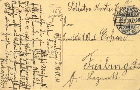Altenburg i. Thür., Thüringen - Schmöllnstraße mit Karolinum (back) (Zeno Ansichtskarten)
