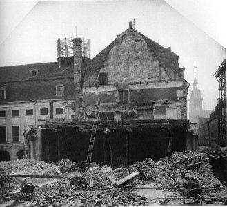 Altes Gewandhaus Abbruch Leipzig 1894