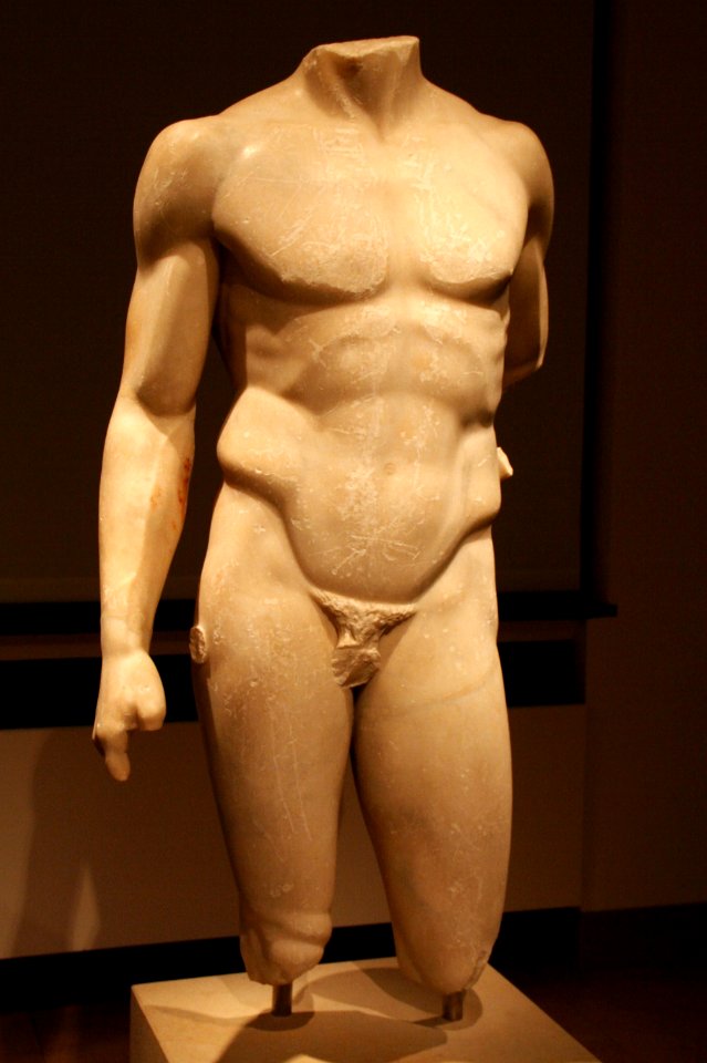 Altes Museum - Torso des Doryphoros des Polyklet von Argos