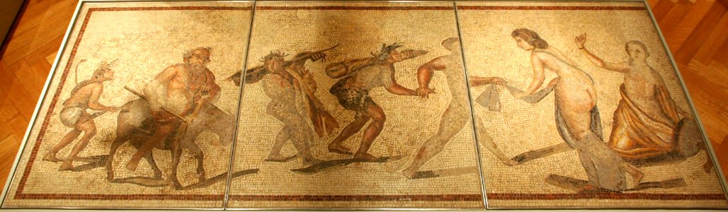 Altes Museum - Mosaik, Dionysischer Zug