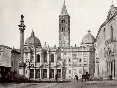 Altobelli und Molins - Die Piazza S. Maria Maggiore mit einem Photographen (Zeno Fotografie) photo