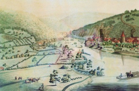 Altmünden 1791 Kupferstich
