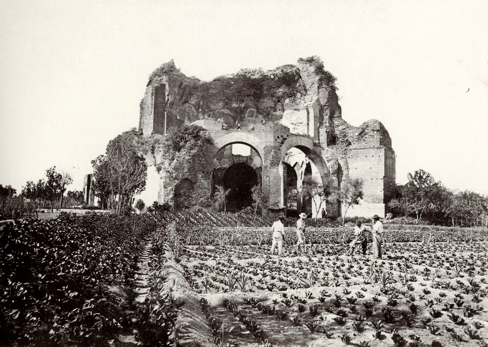 Altobelli und Molins - Ruine des sogenannten Tempels der Minerva Medica (Zeno Fotografie)