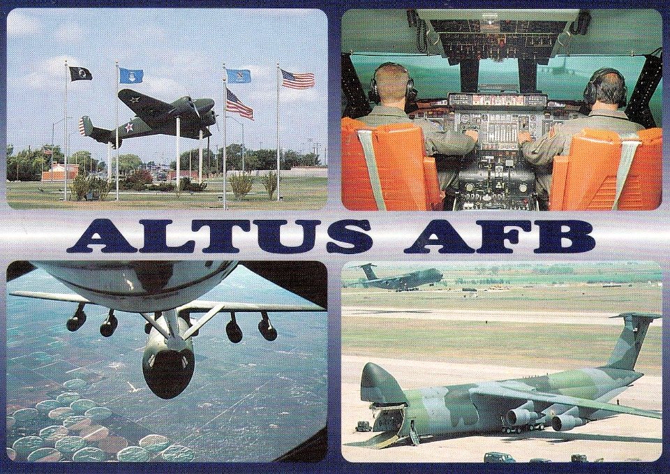 Altus Air Force Base - Main Postcard