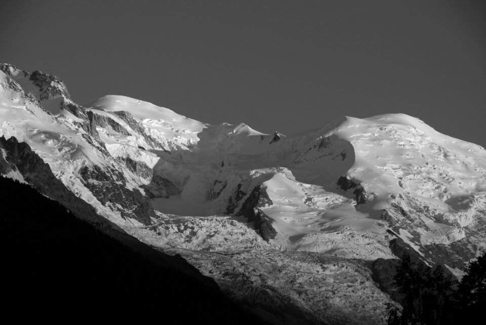 Snow panoramic mountain