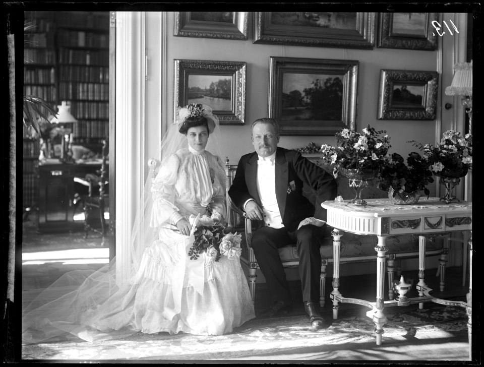 Amanda and Nils Personne, actors, photo 1905 - SMV - NP016