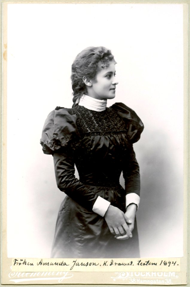 Amanda Janson, porträtt - SMV - H6 204