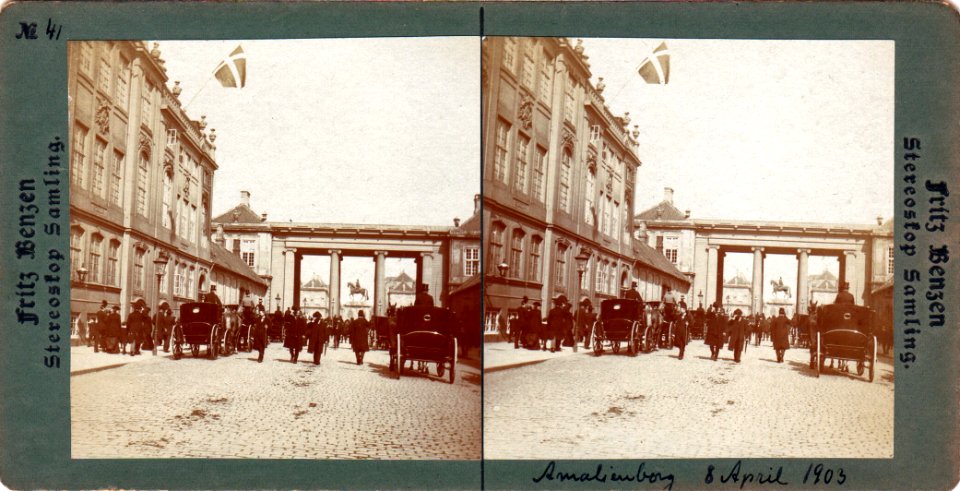 Amalienborg, 8. april 1903