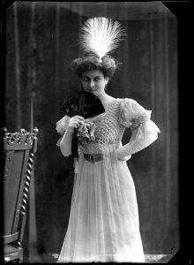 Amanda Personne in En idealisk äkta man at Svenska teatern 1906 - SMV - NP014