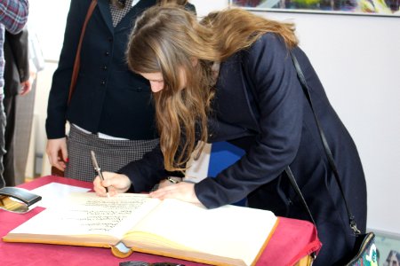 Ambassador and Mrs. Emerson trace their roots on tour through Germany IMG 1459 (18695385554)