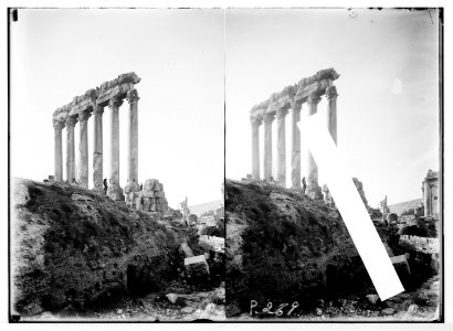 Baalbek. 'Heliopolis.' Temple of the Sun. The six great pillars LOC matpc.02862