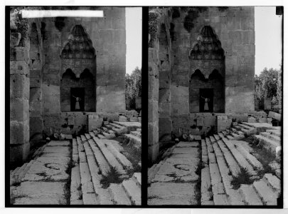 Baalbek. Arabian stalactite portal LOC matpc.05205