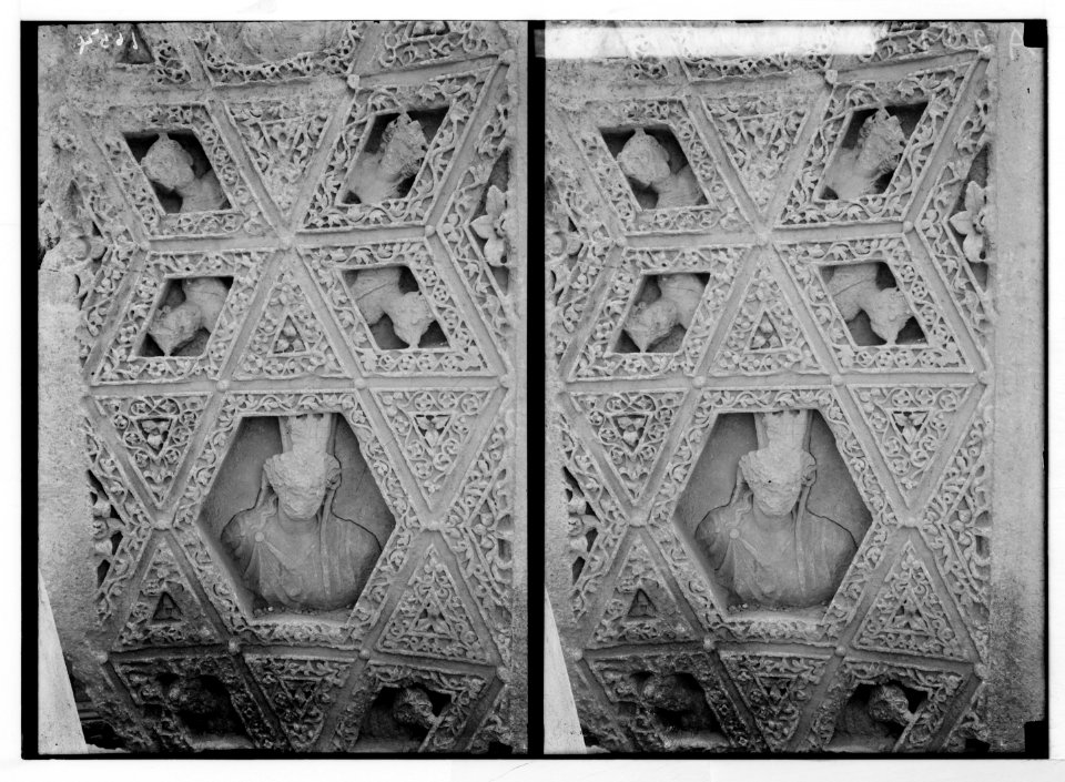 Baalbek. Block of ceiling of the peristyle LOC matpc.05198
