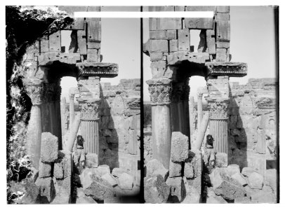 Baalbek. Capitals of fluted columns LOC matpc.07578
