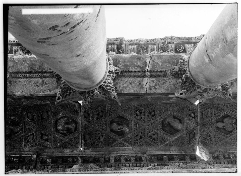 Baalbek. Ceiling of the colonnade LOC matpc.01171