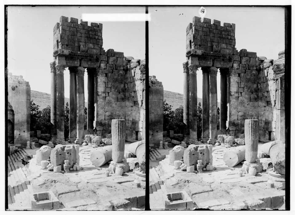 Baalbek. Fluted columns LOC matpc.01168