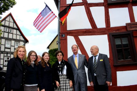 Ambassador and Mrs. Emerson trace their roots on tour through Germany IMG 1497 (19130287328)
