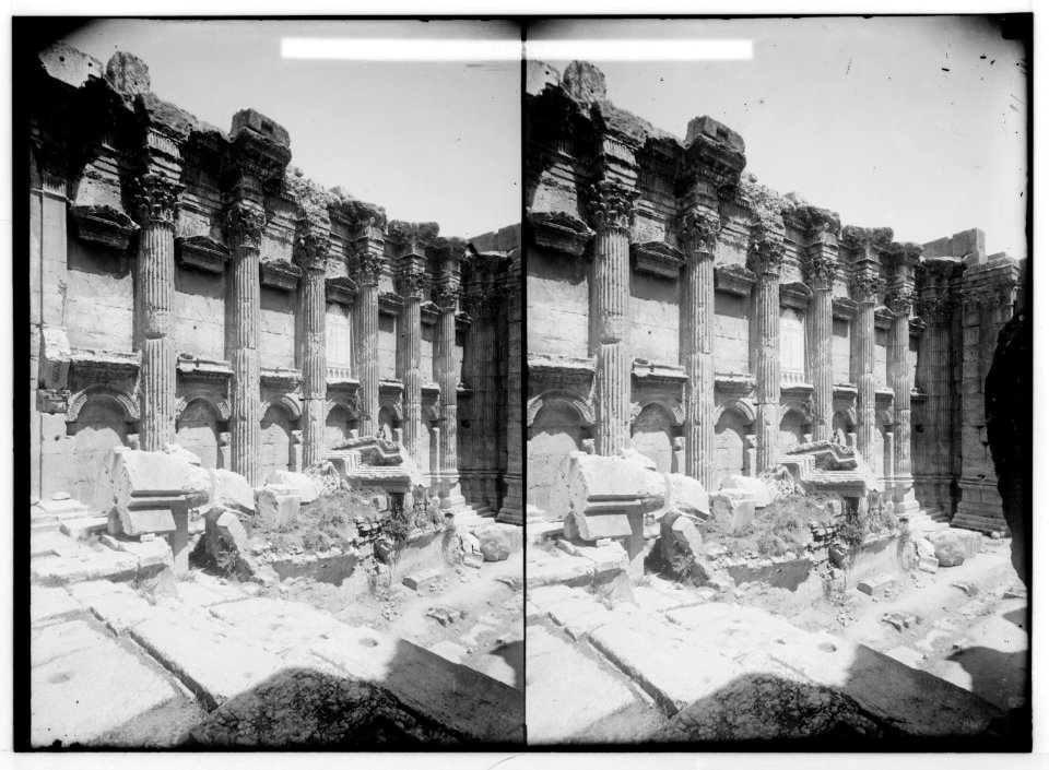 Baalbek. Interior of the Temple of Bacchus LOC matpc.01166