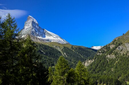 Alpine switzerland zermatt photo