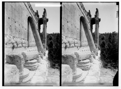 Baalbek. Leaning column of the Temple of Bacchus LOC matpc.01172