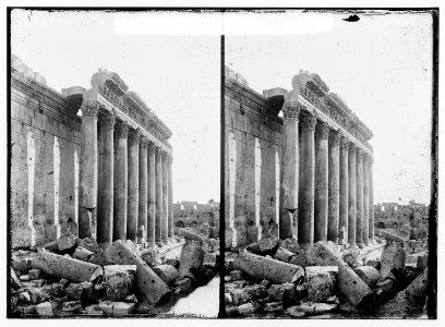 Baalbek. Northern colonnade of the Temple of Bacchus LOC matpc.01170