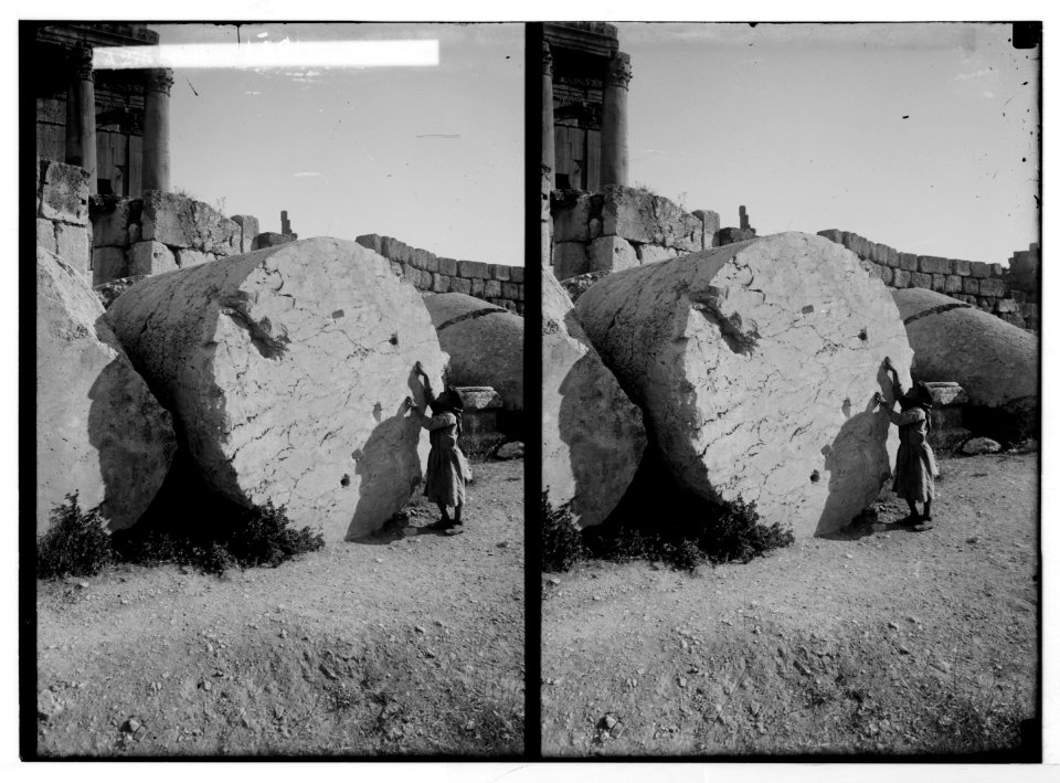 Baalbek. Temple of the sun. Column of the great temple LOC matpc.05217