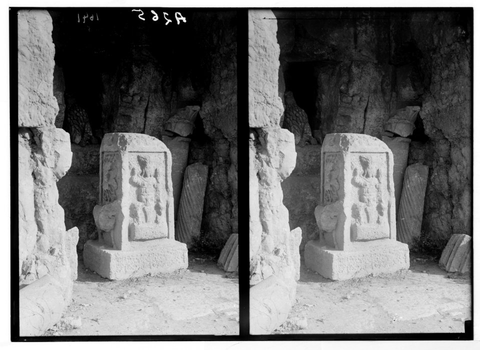 Baalbek. Temple of the sun. Jupiter of Heliopolis found in the ruins LOC matpc.05207