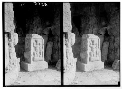 Baalbek. Temple of the sun. Jupiter of Heliopolis found in the ruins LOC matpc.05207