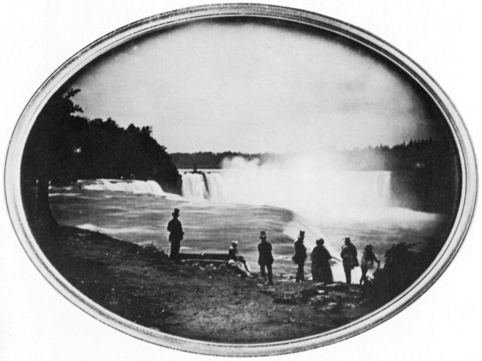 Babbitt, Platt D. - Touristen an den Niagarafällen (Zeno Fotografie)