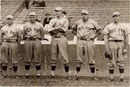 Babe Ruth and other Red Sox Pitchers, 1915