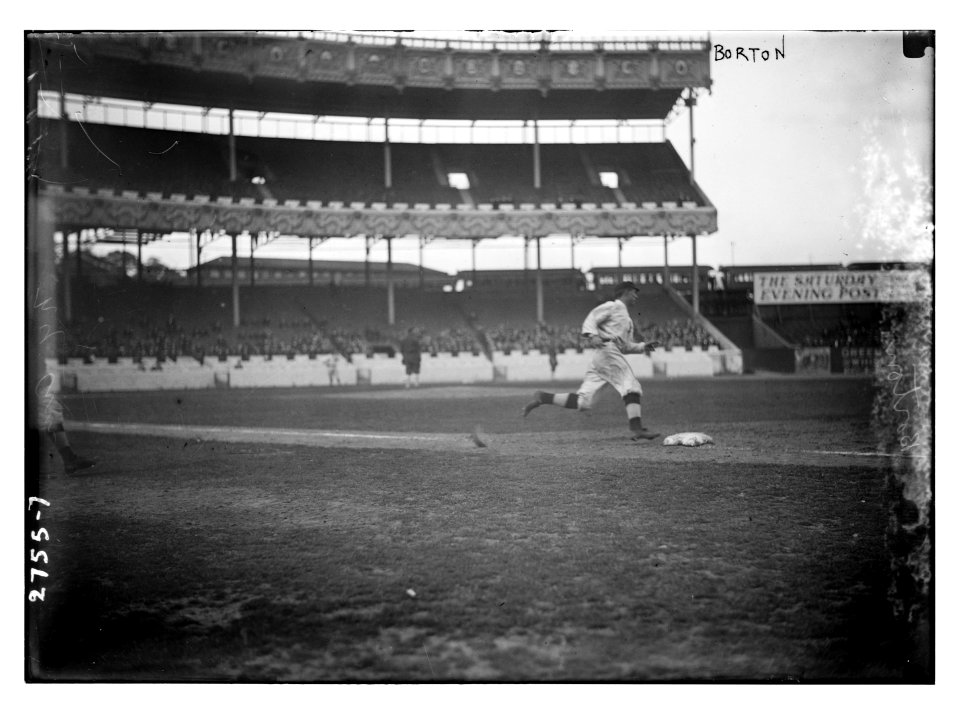 Babe Borton, New YOrk AL, in Polo Grounds (baseball) LCCN2014693535