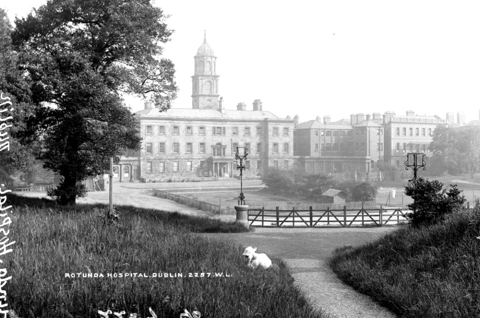 Back of the Rotunda Hospital in Dublin